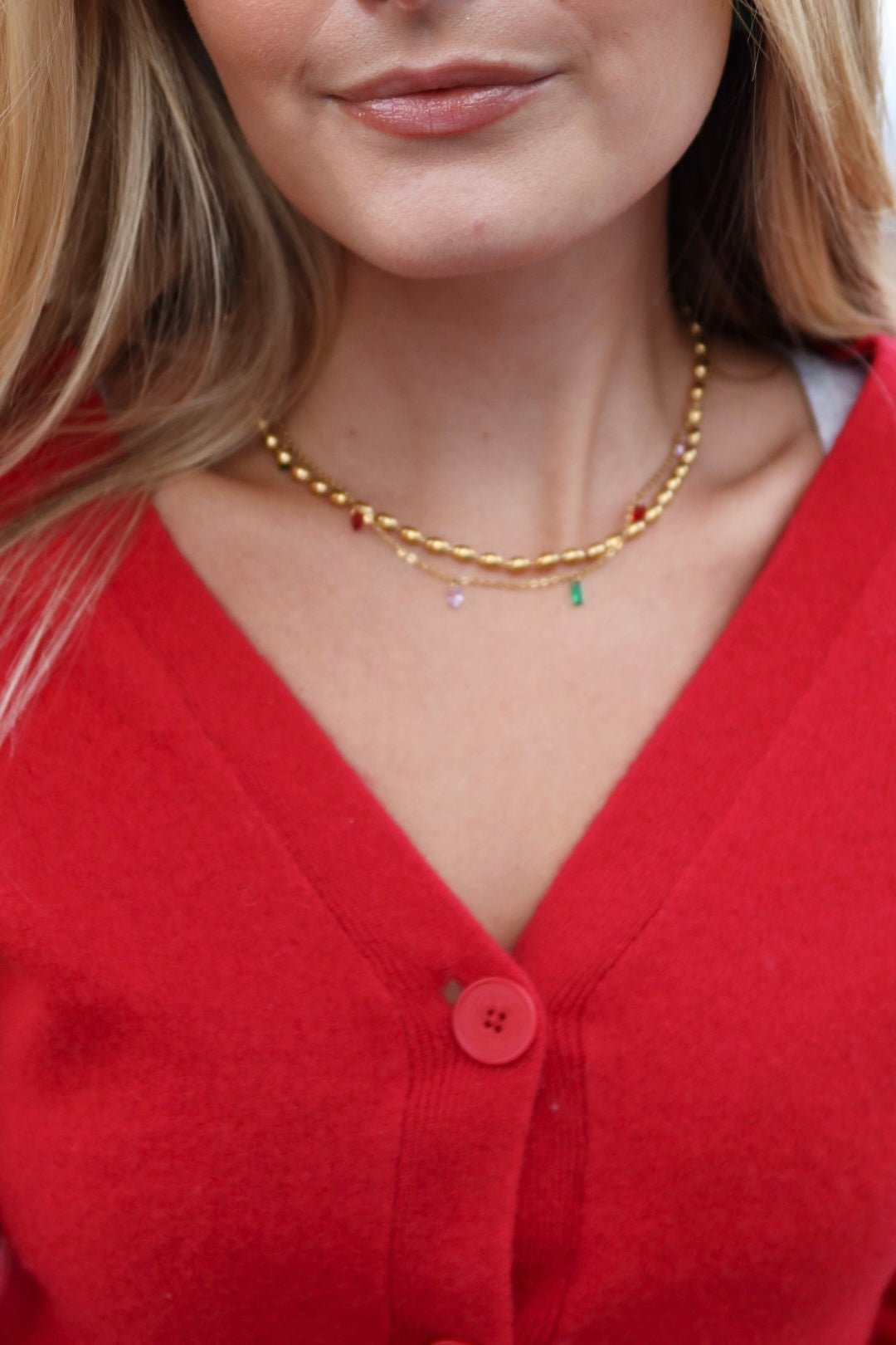 Necklace - Allegra Holiday - LINNY CO WholesaleMetals