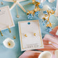 Necklace - April Floating Opal White - LINNY CO Wholesale