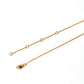 Necklace - April Floating Opal White - LINNY CO Wholesale