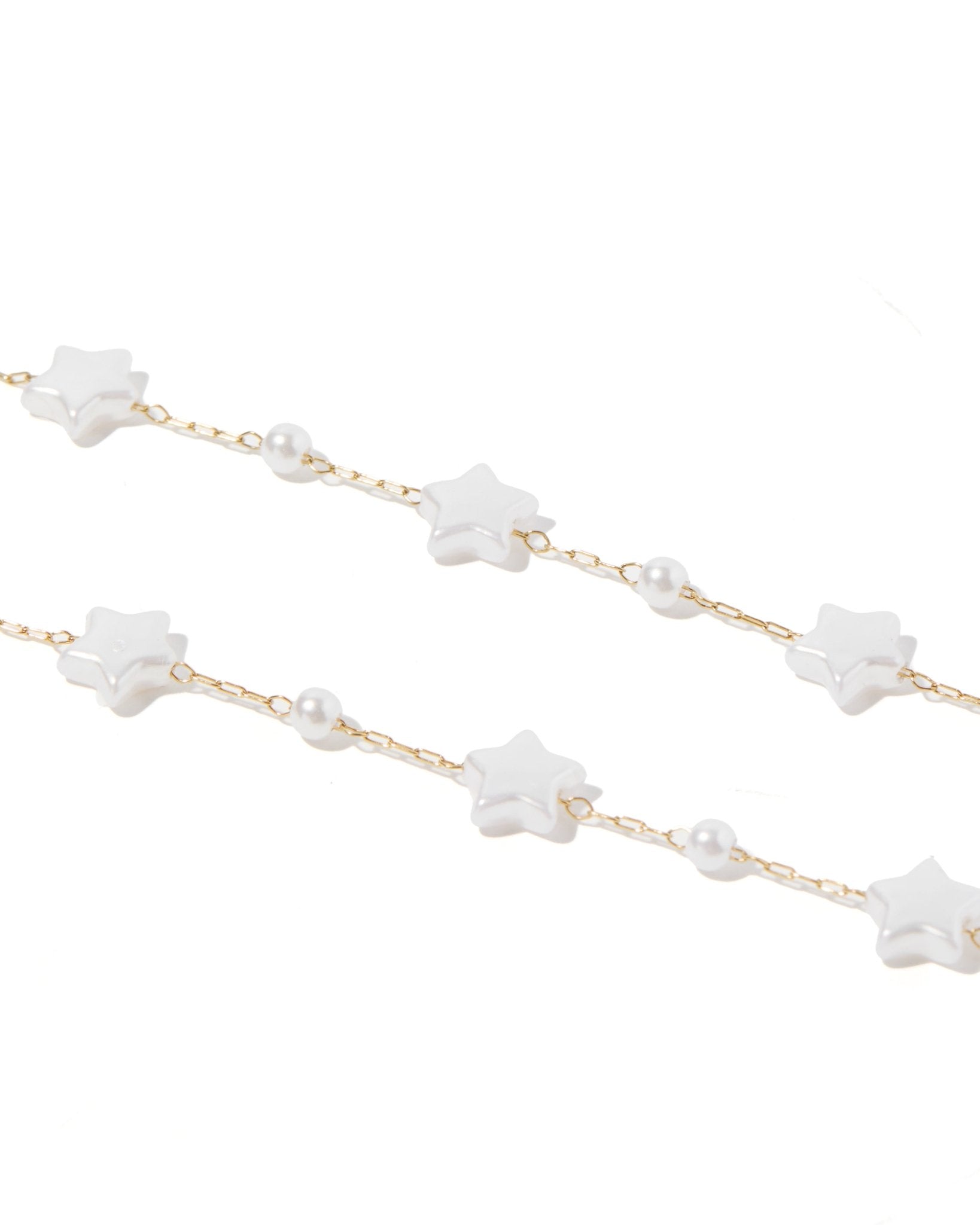 Necklace - Aster Star Pearl - LINNY CO WholesaleMetals