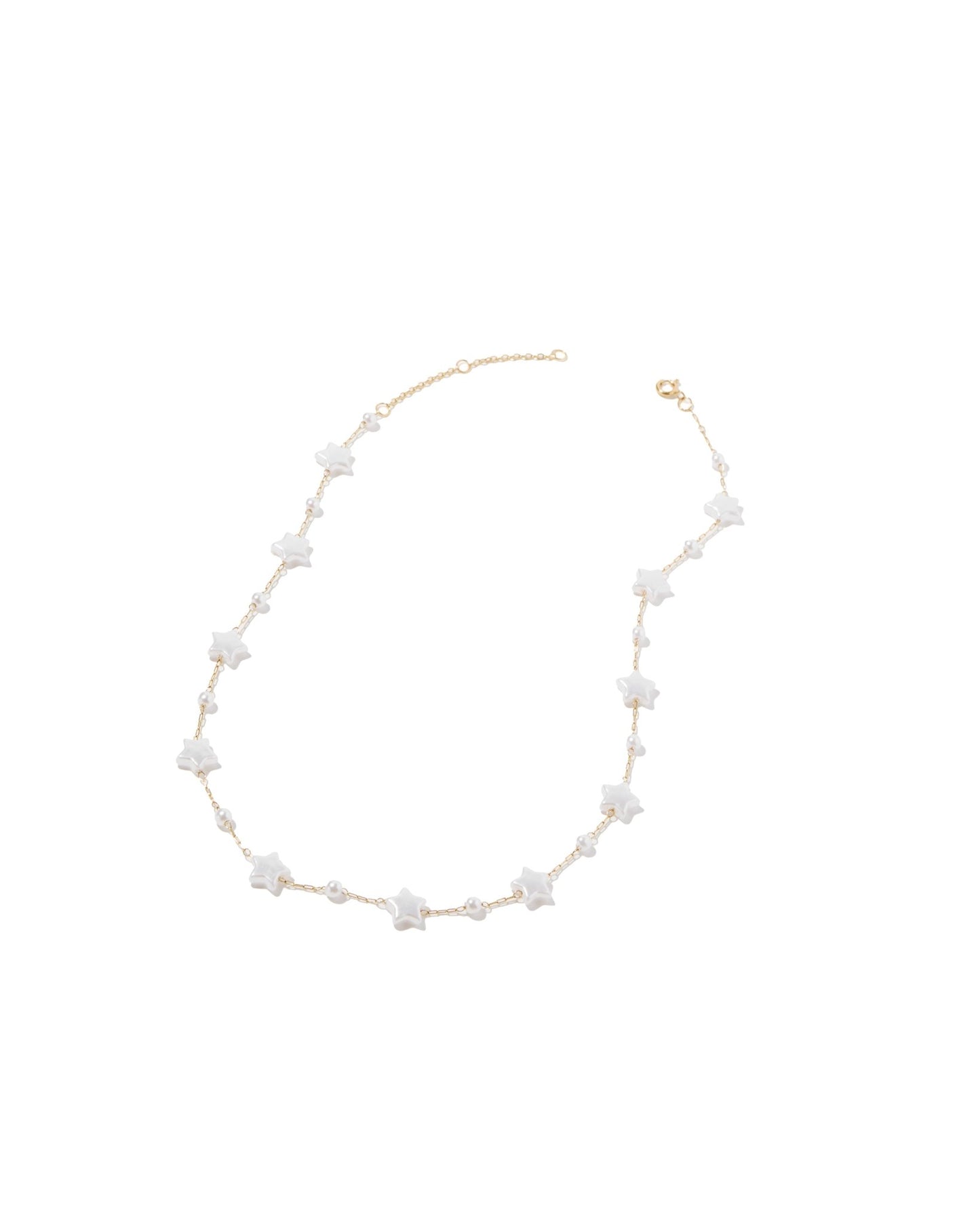 Necklace - Aster Star Pearl - LINNY CO WholesaleMetals