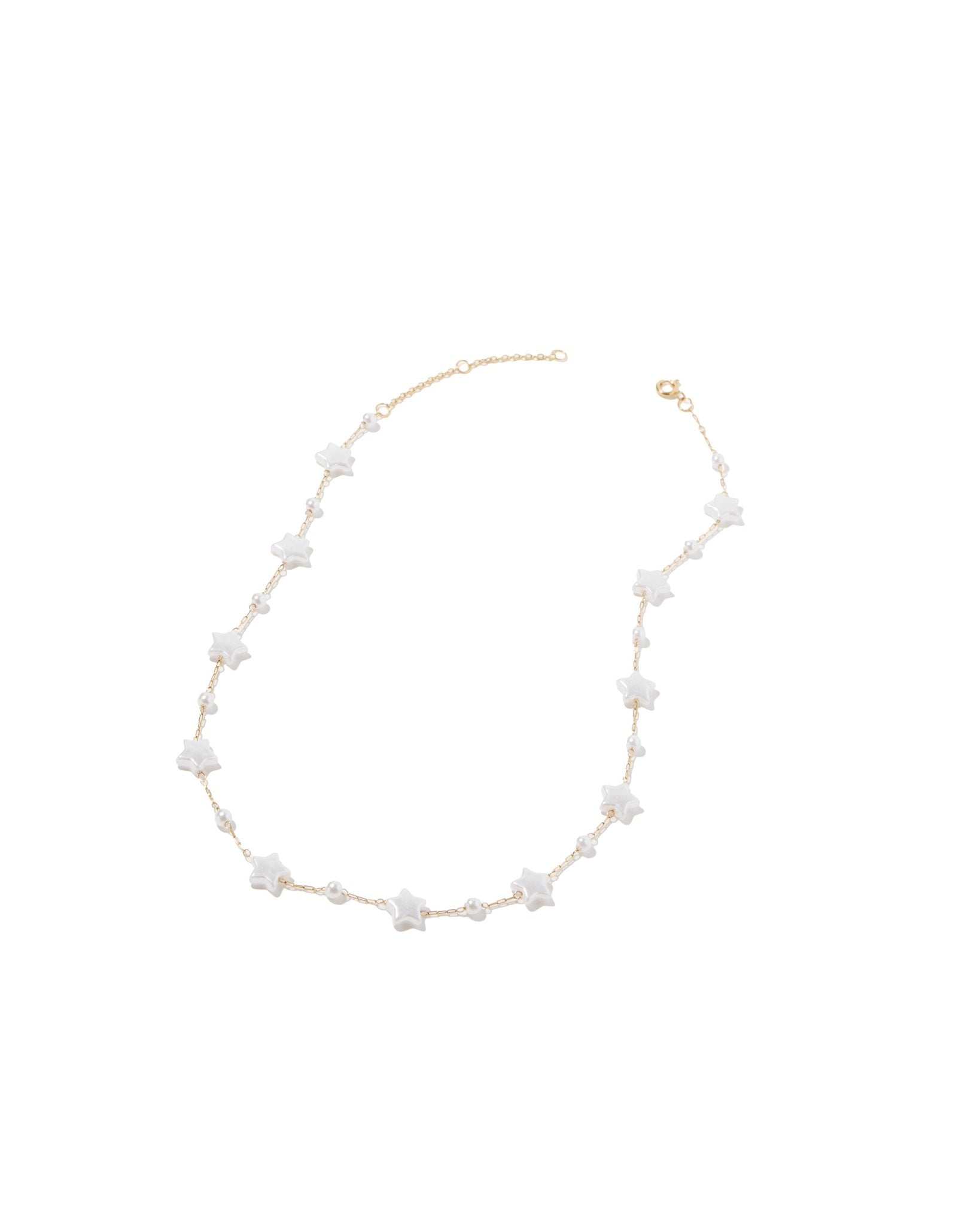 Necklace - Aster Star Pearl - LINNY CO WholesaleMetals