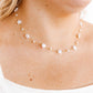 Necklace - Aster Star Pearl - LINNY CO WholesaleMetals