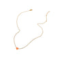LINNY CO Basketball necklace for kids & little girls — hypoallergenic, waterproof stainless steel, detail.