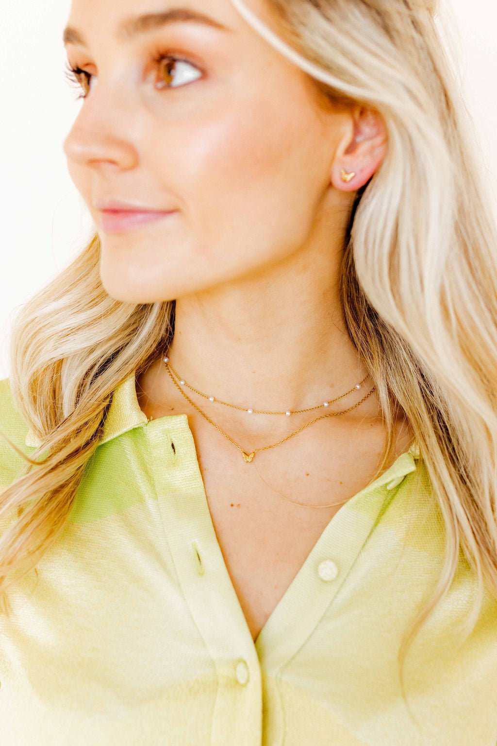 Necklace - Bella Butterfly - LINNY CO WholesaleMetals