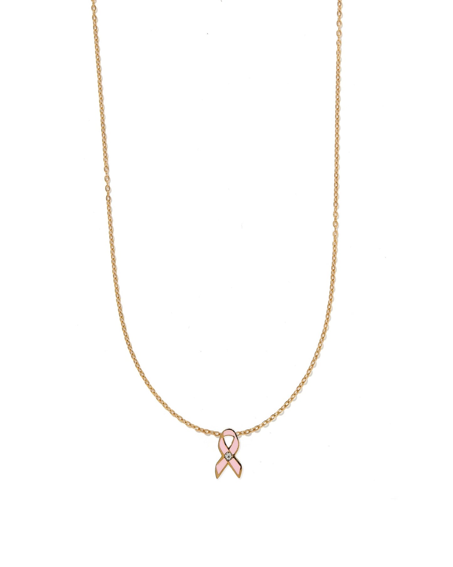 Necklace - Breast Cancer Ribbon - LINNY CO WholesaleStuds