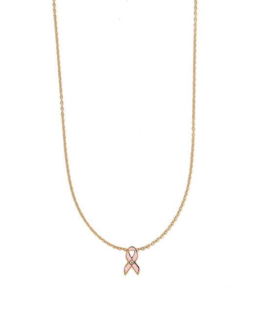 Necklace - Breast Cancer Ribbon - LINNY CO WholesaleStuds