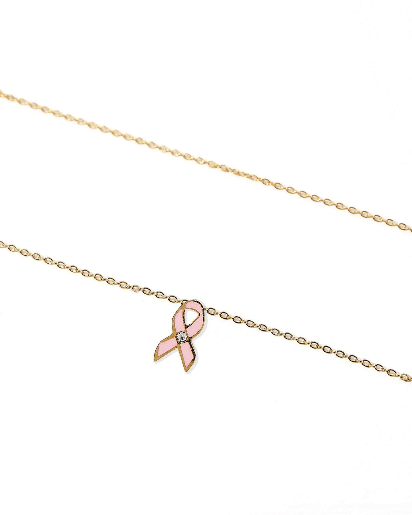 Necklace - Breast Cancer Ribbon - LINNY CO WholesaleStuds
