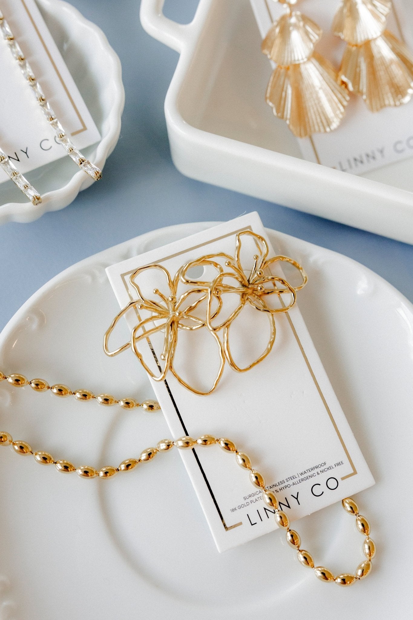 Necklace - Brooke Gold - LINNY CO Wholesale