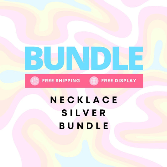 Necklace Bundle Silver_0626 - LINNY CO Wholesale