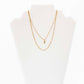 Necklace - Carly Cross Gold - LINNY CO WholesaleMetals