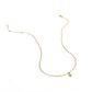 Necklace - Carly Cross Gold - LINNY CO WholesaleMetals