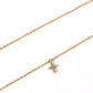 Necklace - Carly Cross Gold - LINNY CO WholesaleMetals