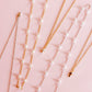 Necklace - Carly Cross Pearl Gold - LINNY CO WholesaleMetals