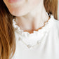 Necklace - Corrie Clover Pearl - LINNY CO WholesaleStuds