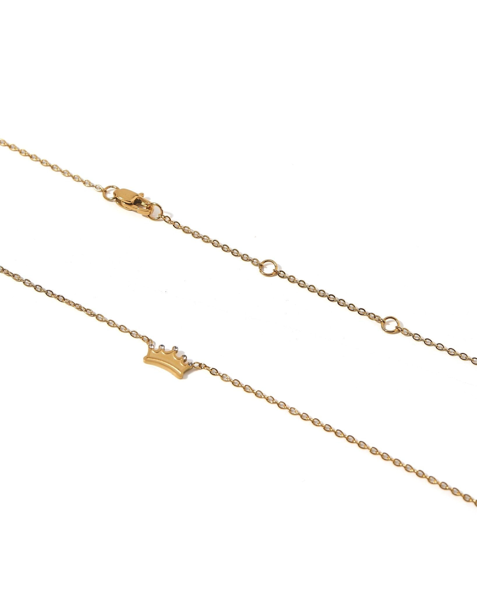 Necklace - Crown Gold - LINNY CO Wholesale