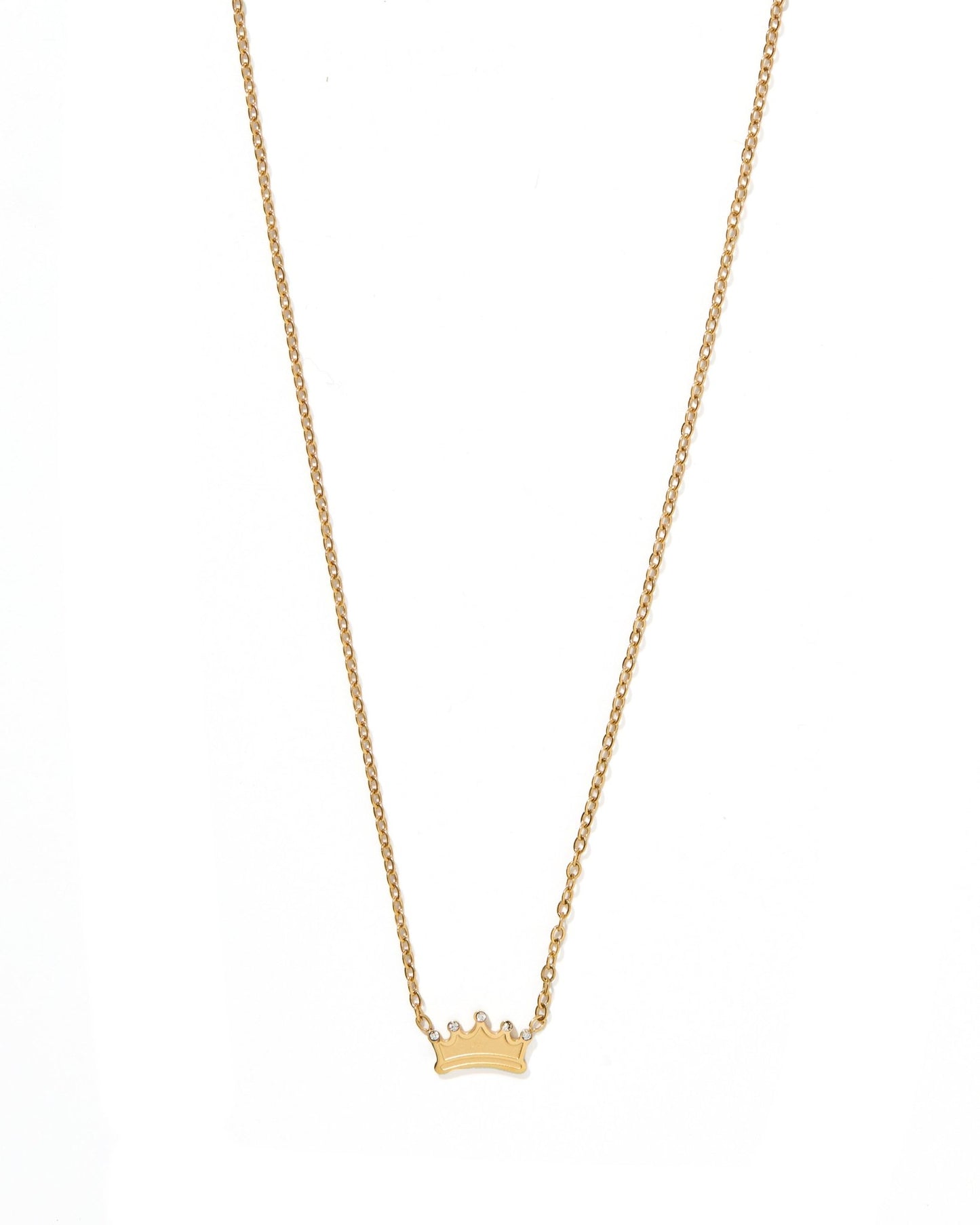Necklace - Crown Gold - LINNY CO Wholesale