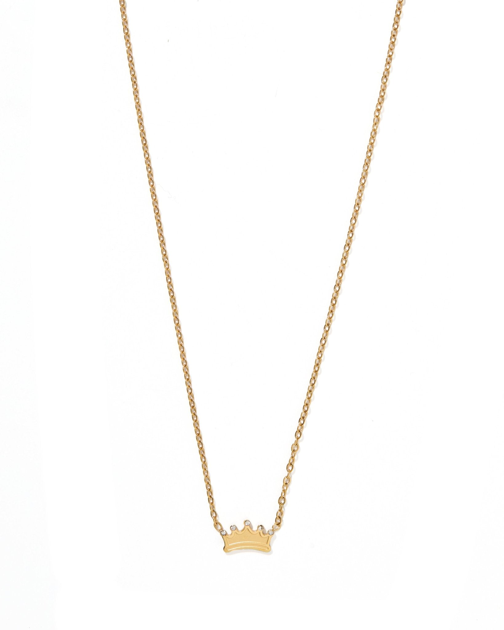 Necklace - Crown Gold - LINNY CO Wholesale
