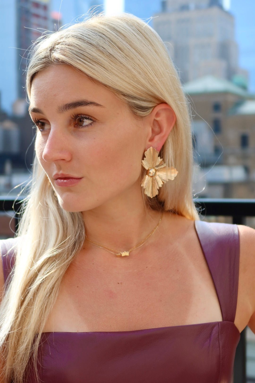 Necklace - Crown Gold - LINNY CO Wholesale