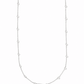 Necklace - Dabney Pearl Silver - LINNY CO Wholesale