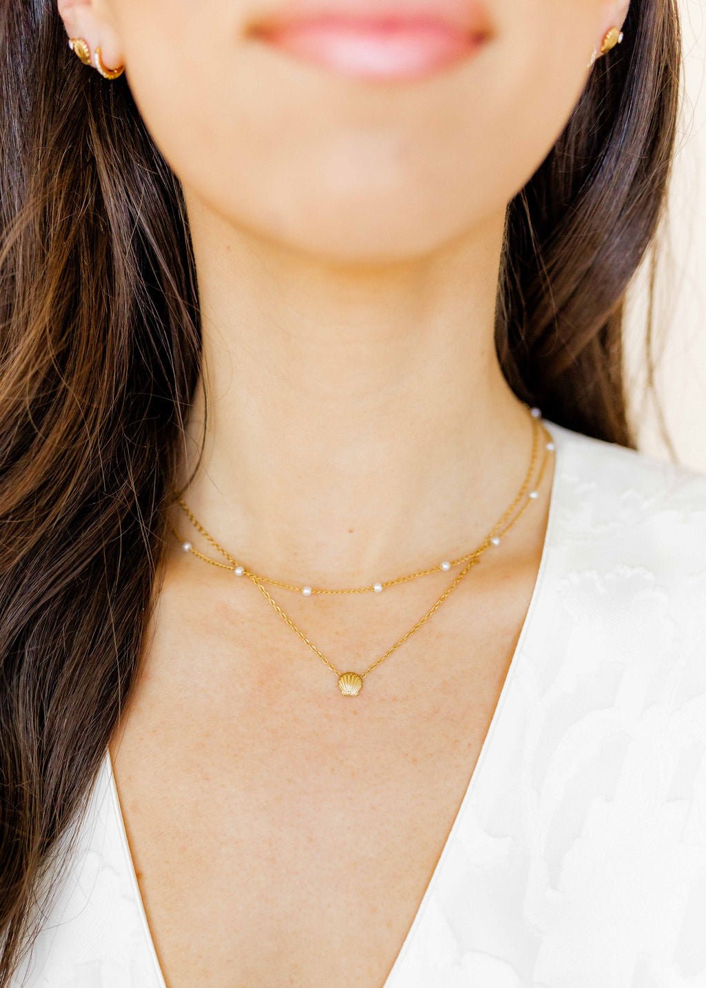 Necklace - Dabney Pearl - LINNY CO WholesaleMetals