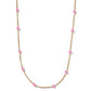 Necklace - Dabney Pink - LINNY CO WholesaleMetals