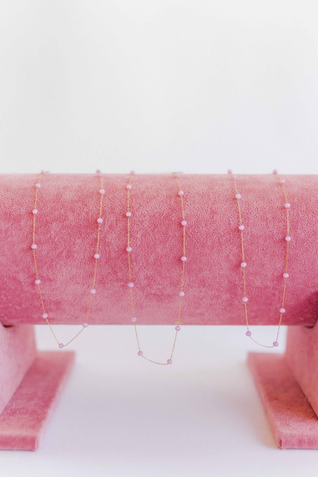 Necklace - Dabney Pink - LINNY CO WholesaleMetals