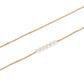 LINNY CO Delta Pearl necklace for kids & little girls — hypoallergenic, waterproof stainless steel, detail.