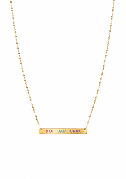 Necklace - Dot Bam Crak - LINNY CO Wholesale