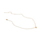 Necklace - Fleur - de - lis CZ Gold - LINNY CO Wholesalenecklaces