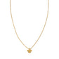 Necklace - Fleur - de - lis CZ Gold - LINNY CO Wholesalenecklaces