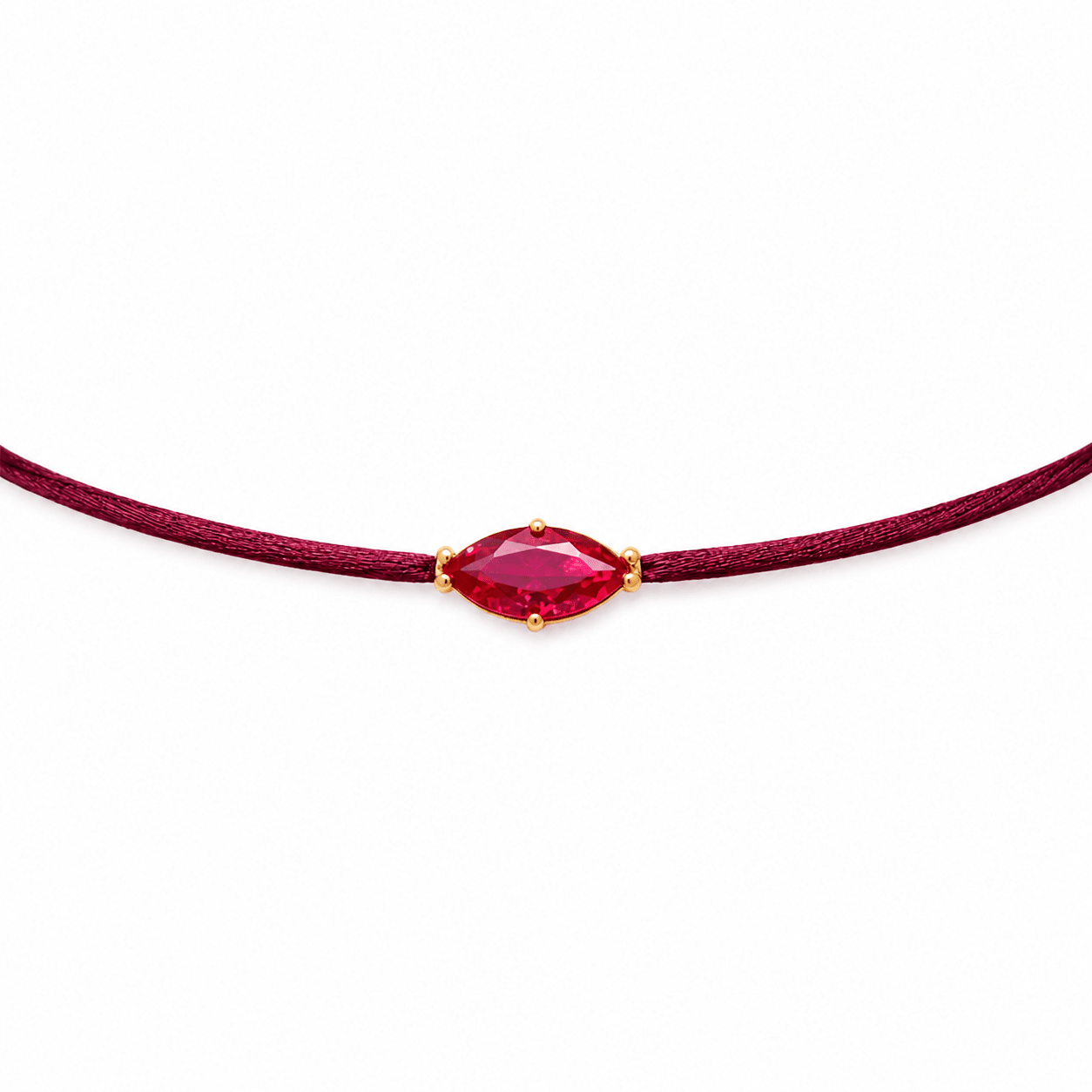 Necklace - Frankie Maroon - LINNY CO WholesaleNecklaces