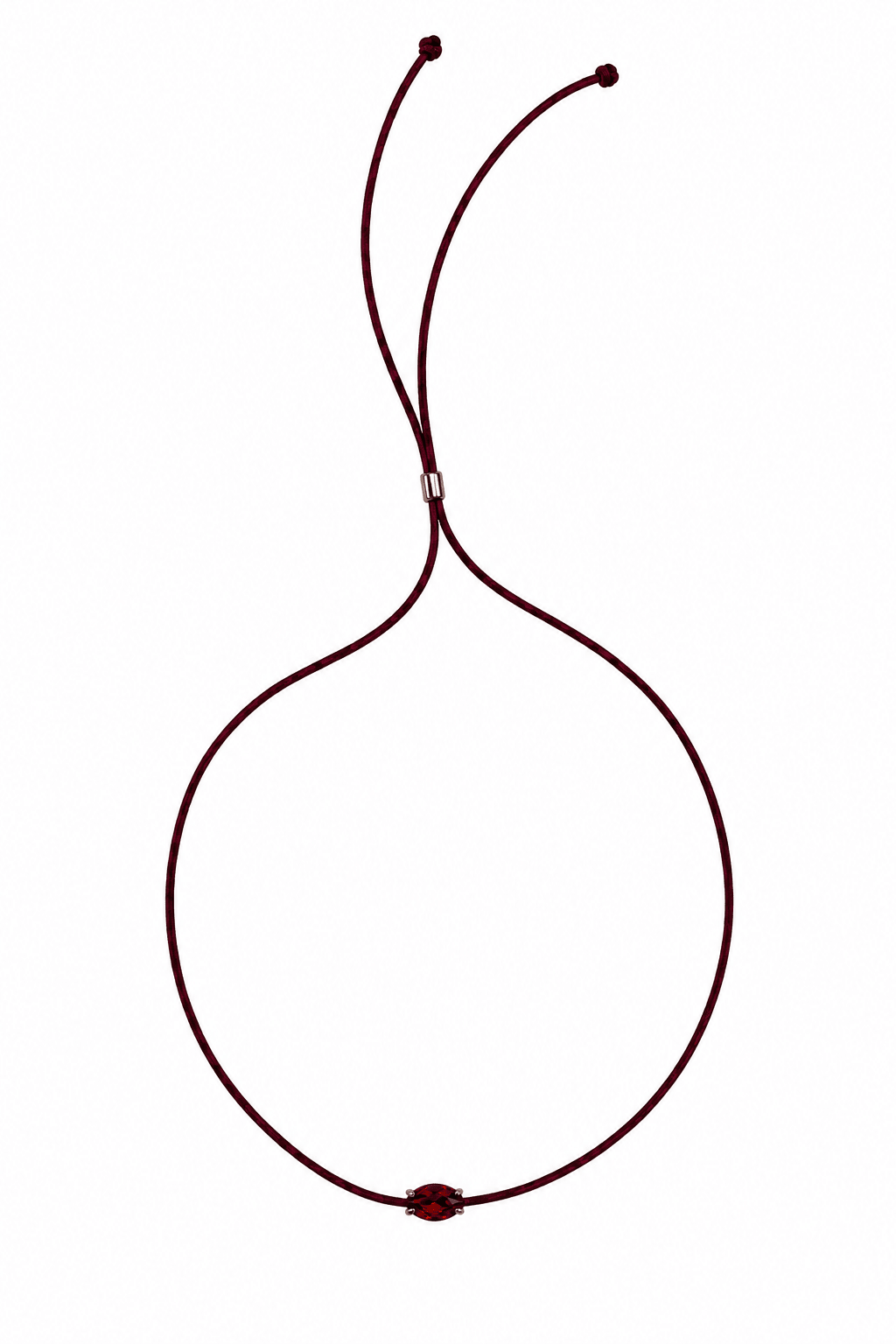 Necklace - Frankie Maroon - LINNY CO WholesaleNecklaces