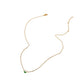 LINNY CO Golf necklace for kids & little girls — hypoallergenic, waterproof stainless steel, detail.