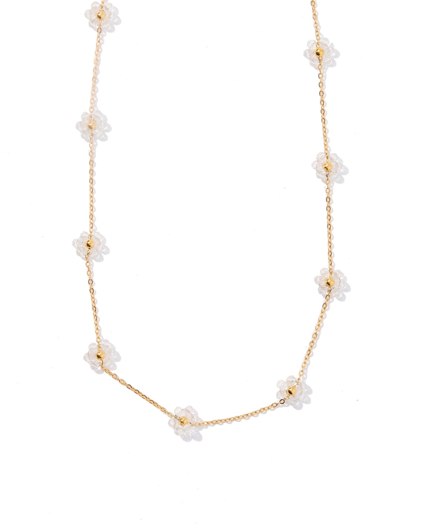 Necklace - Gracie Clear - LINNY CO Wholesale