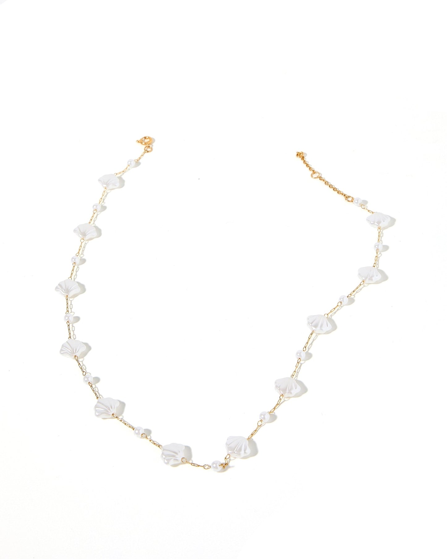 Necklace - Kai Seashell Pearl - LINNY CO WholesaleMetals