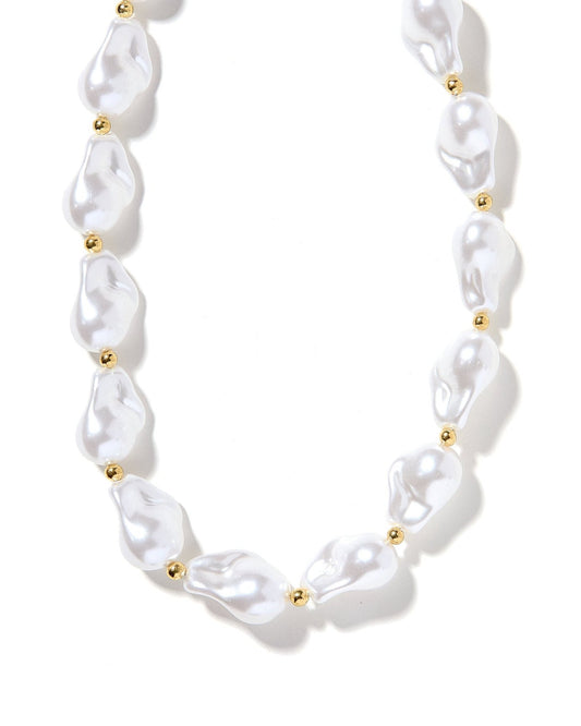 Necklace - Lana Pearl Gold - LINNY CO WholesaleMetals