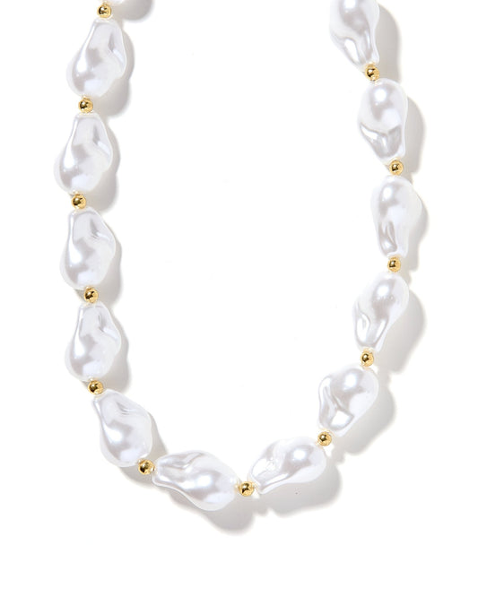 Necklace - Lana Pearl Gold - LINNY CO WholesaleMetals