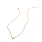 LINNY CO Madison necklace for kids & little girls — hypoallergenic, waterproof stainless steel, detail.