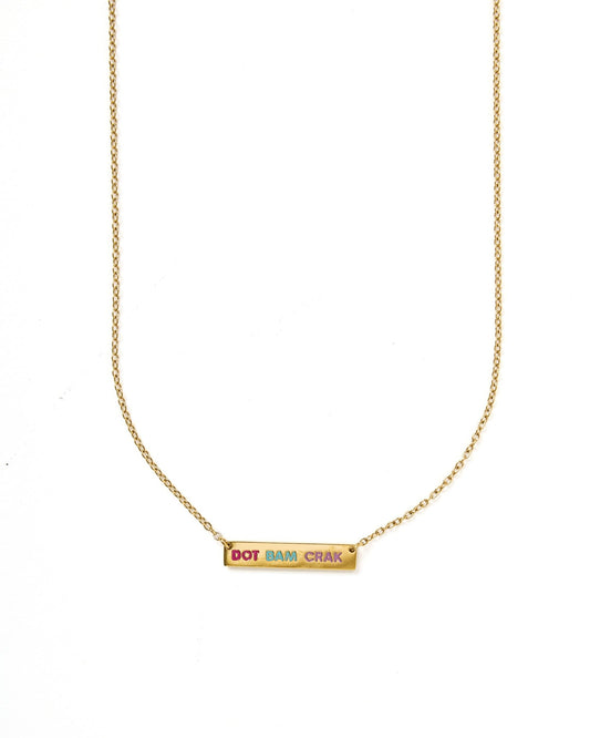 Necklace - Mahjong Dot Bam Crak - LINNY CO Wholesale