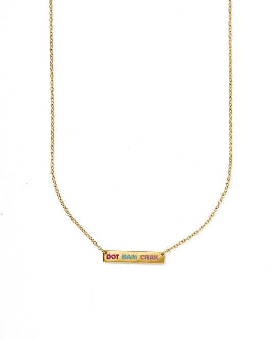 Necklace - Mahjong Dot Bam Crak - LINNY CO Wholesale