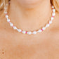 Necklace - Maris Pearl Pink Multi - LINNY CO WholesaleMetals