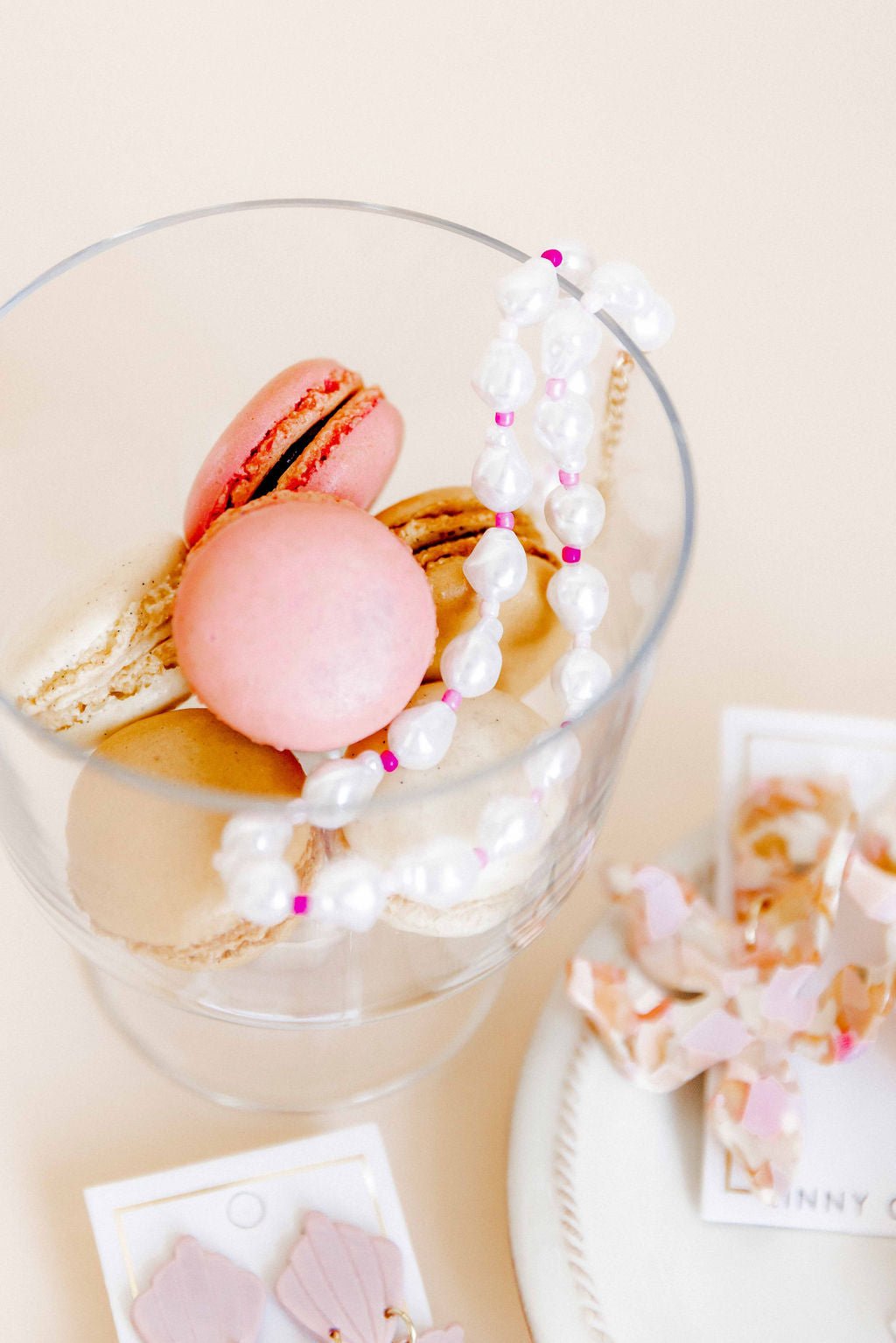 Necklace - Maris Pearl Pink Multi - LINNY CO WholesaleMetals