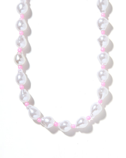 Necklace - Maris Pearl Pink - LINNY CO WholesaleMetals