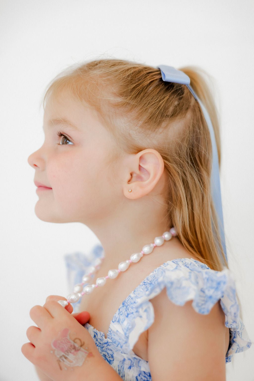 Necklace - Maris Pearl Pink - LINNY CO WholesaleMetals