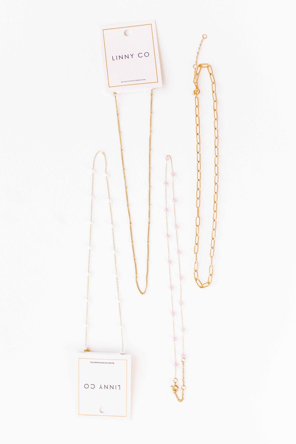 Necklace - Miles Gold - LINNY CO WholesaleMetals