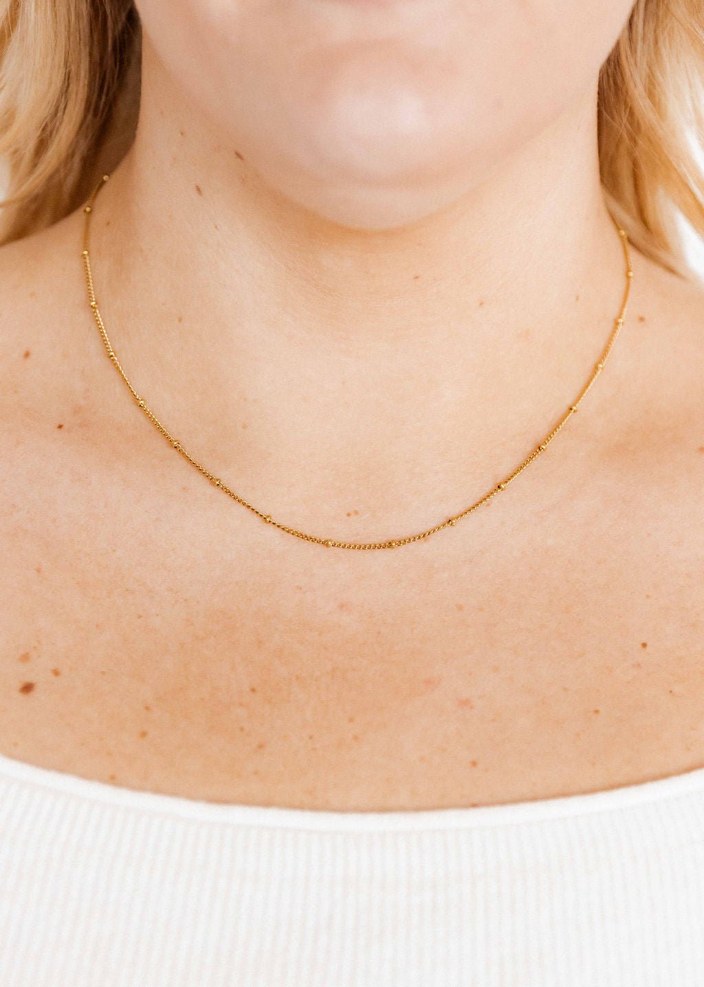 Necklace - Miles Gold - LINNY CO WholesaleMetals