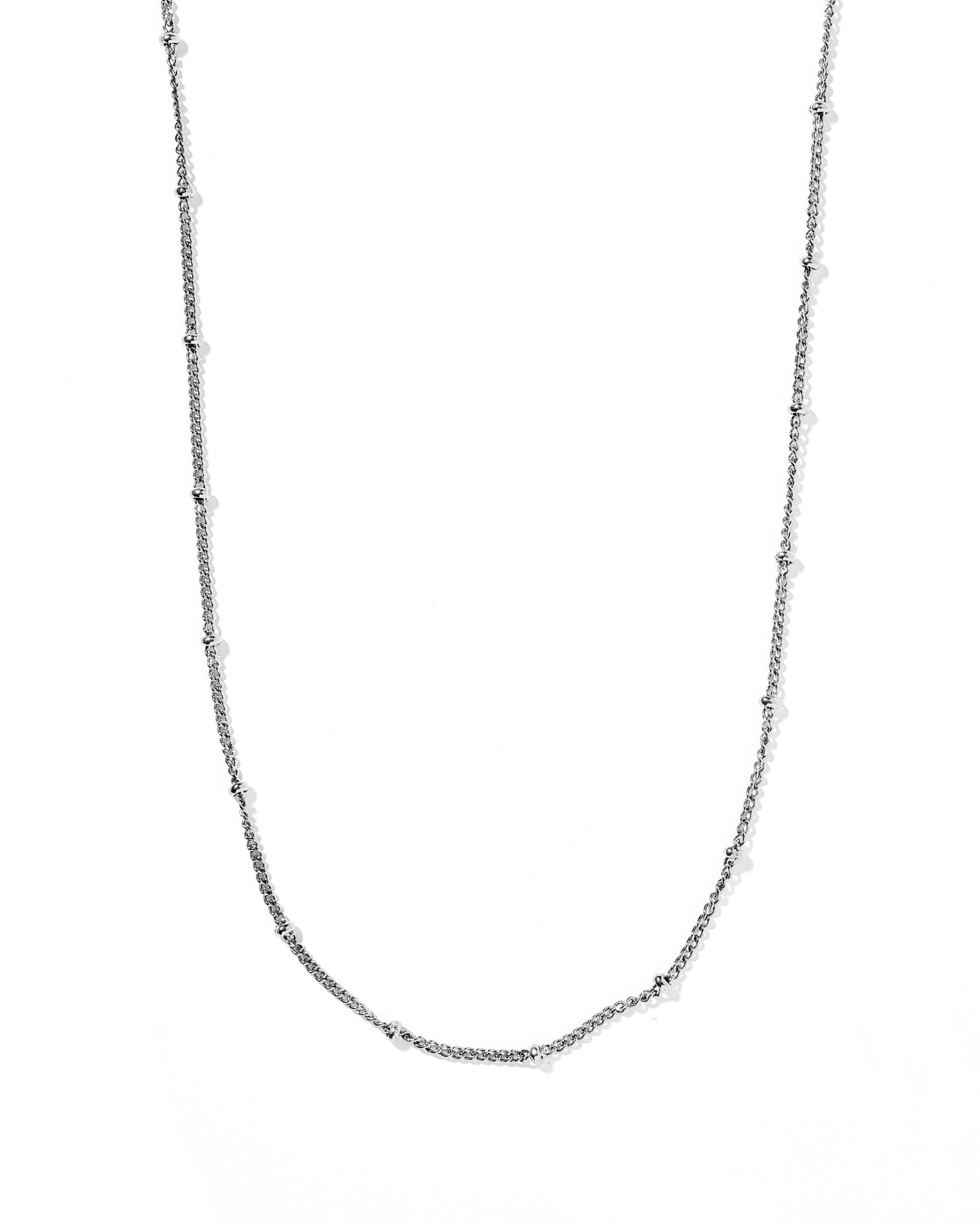 Necklace - Miles Silver - LINNY CO WholesaleMetals