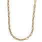 Necklace - Palmer Paperclip Gold - LINNY CO WholesaleMetals
