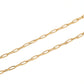 Necklace - Palmer Paperclip Gold - LINNY CO WholesaleMetals